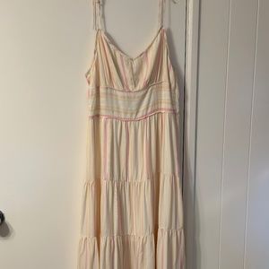 Paige favella stripped dress